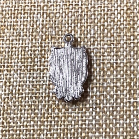 🔴 5 for $10 ONE Black Owl Pendant Zinc Alloy Enamel - Picture 2 of 7